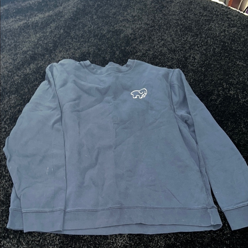 Ivory Ella over sized Navy Blue Sweater